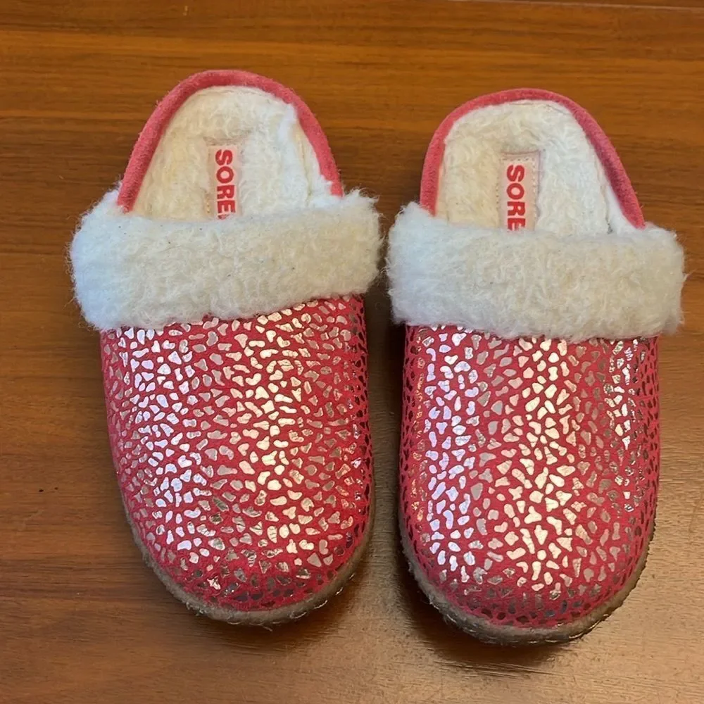 Sorel pink metallic